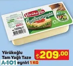 YÖRÜKOĞLU TAM YAĞLI TAZE KAŞAR PEYNİRİ YÖRÜKOĞLU TAM YAĞLI TAZE KAŞAR PEYNİRİ